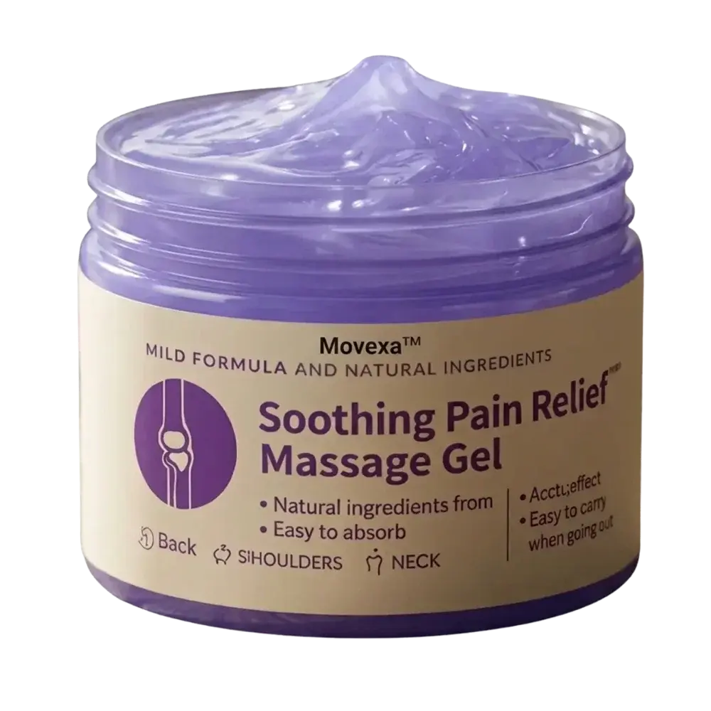 Movexa™ Soothing Massage Gel for back, shoulder, and neck massage