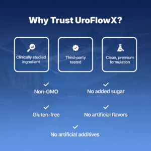 UroFlowX™ Bladder Control Formulated For Men with Pumpkin Seed Extract and Magnesium