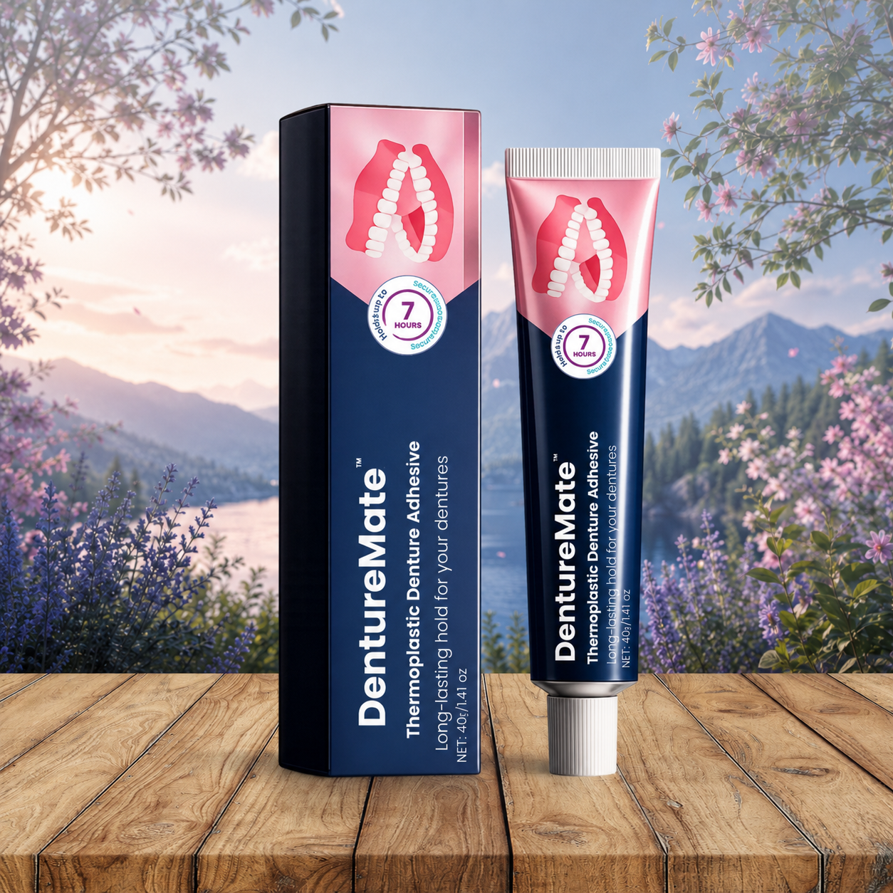 DentureMate™ Denture Adhesive for removable denture wear