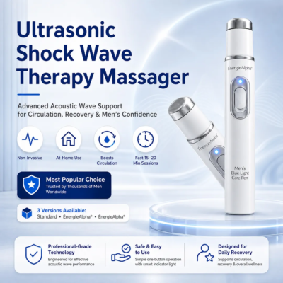 ÉnergieAlpha® Ultrasonic Shock Wave Therapy Massager Standard version