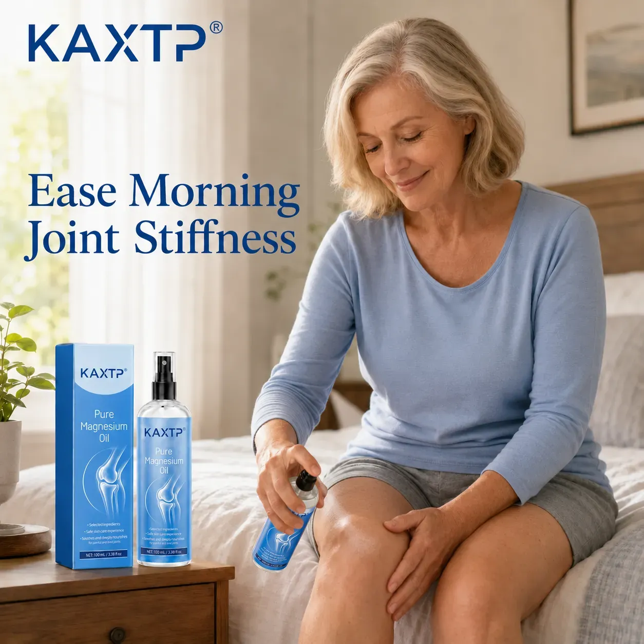 KAXTP® Pure Magnesium Oil for targeted topical body care
