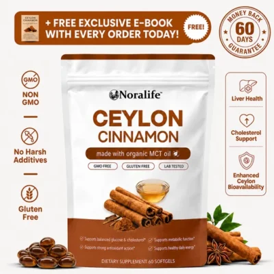Noralife™ 60-softgel Ceylon cinnamon supplement