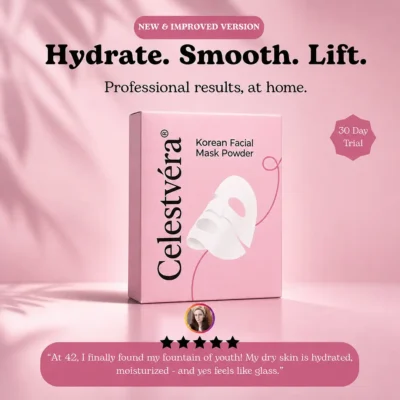 Celestvéra® Korean Facial Mask Powder with marine collagen and hyaluronic acid