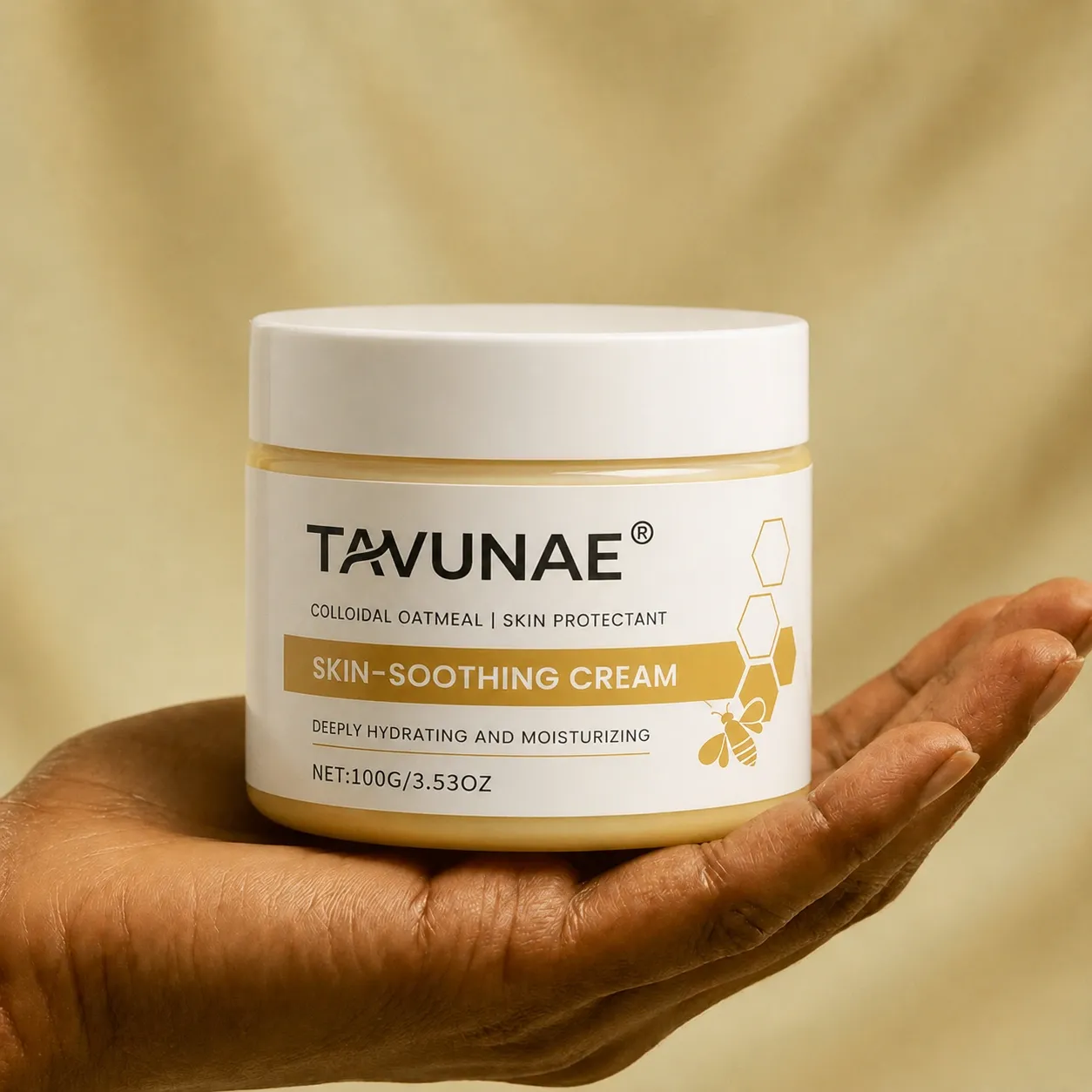 TAVUNAE® Skin-Soothing Cream for daily face and body moisturizing