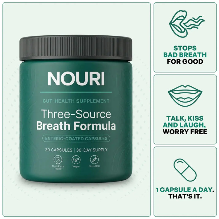NOURI capsules with bromelain and papain