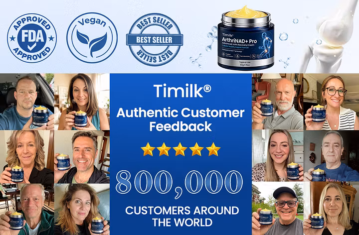 Timilk® lightweight fast-absorbing joint cream