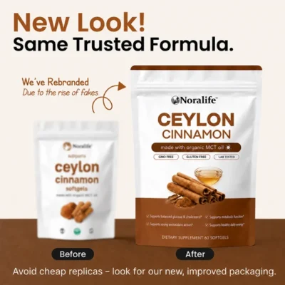 Noralife™ 7200mg Ceylon cinnamon softgels