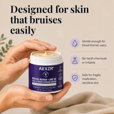 AEXZR® skin-strengthening cream with Arnica Montana