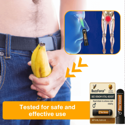 BuzzForce™ Bee Venom Vital-Boost Nasal Inhaler with Melittin and Saw Palmetto