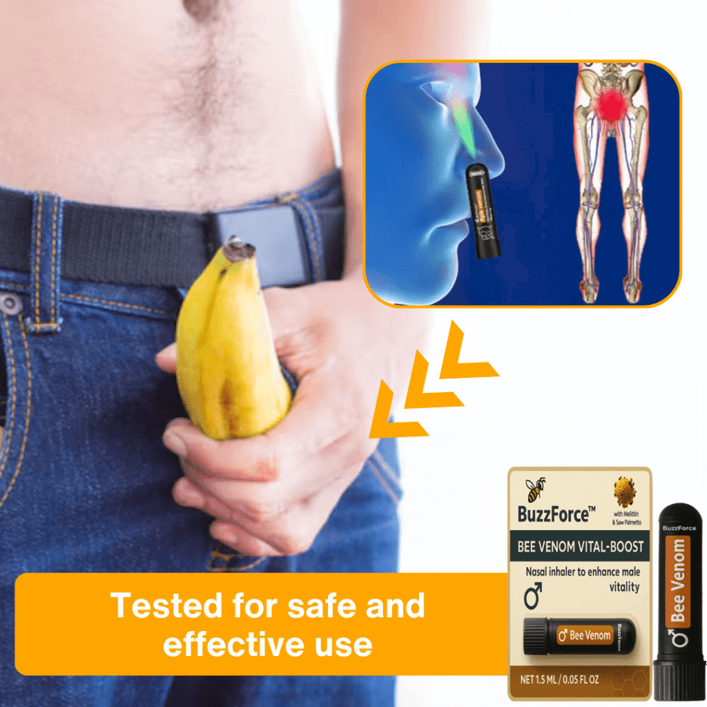 BuzzForce™ Bee Venom Vital-Boost Nasal Inhaler with Melittin and Saw Palmetto