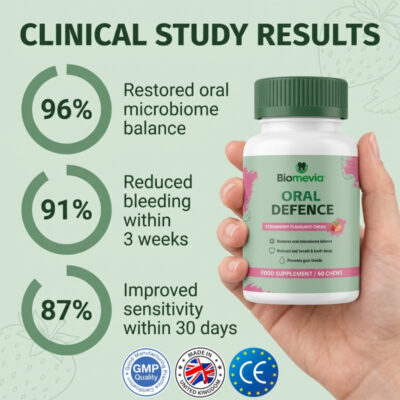Biomevia™ chewable oral care supplement