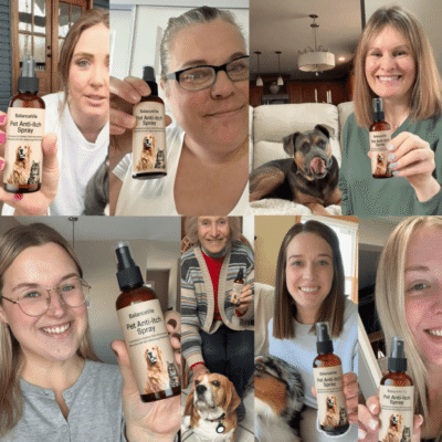 BalanceVie Pet Anti-itch Spray with postbiotics, zinc PCA and sea buckthorn