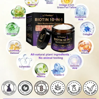 Purelora® biotin skin cream
