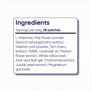 BalanceVie Microneedle Sleep Patch with magnesium glycinate and L-theanine