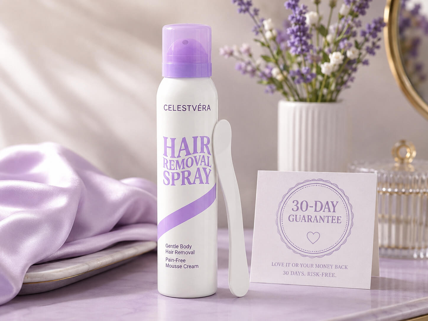 Celestvéra Hair Removal Spray for body hair removal