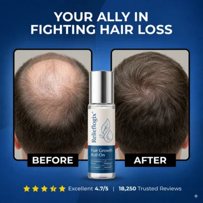 Relieflogix® precision scalp roll-on serum