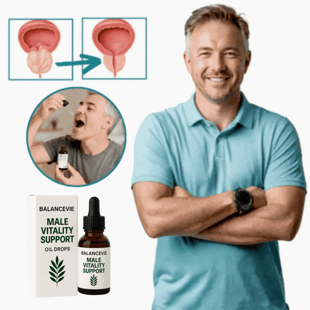 BALANCEVIE Male Vitality Support Oil Drops with botanical extract blend