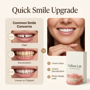 Vellum Lab® cosmetic full cover dentures