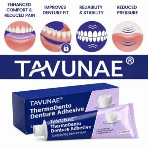 Tavunae® long-lasting denture adhesive
