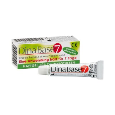 Dentelle™ denture gel in a tube format