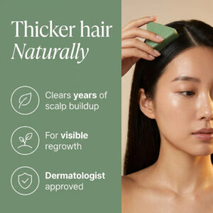 Celestvéra® Herbal Hair Growth Soap with rich creamy lather