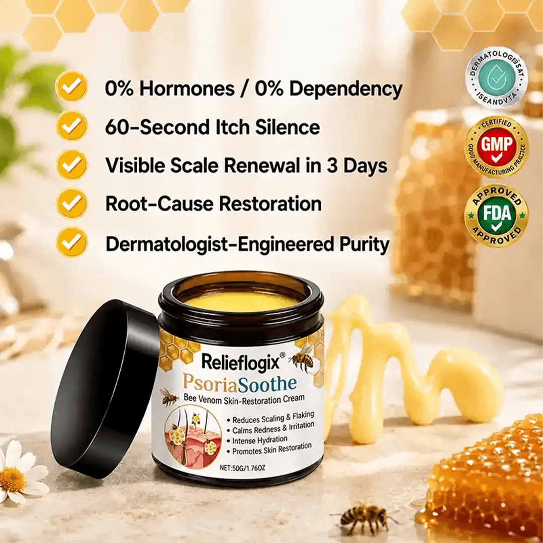 Relieflogix® PsoriaSoothe Bee Venom Skin-Restoration Cream
