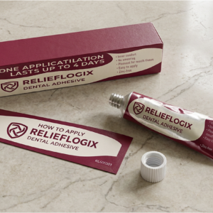 Relieflogix Dental Adhesive for daily denture care
