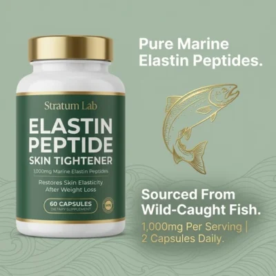 Stratum Lab® two-capsule daily elastin supplement