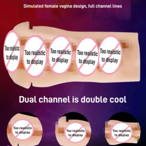YAGOO dual-channel masturbation cup
