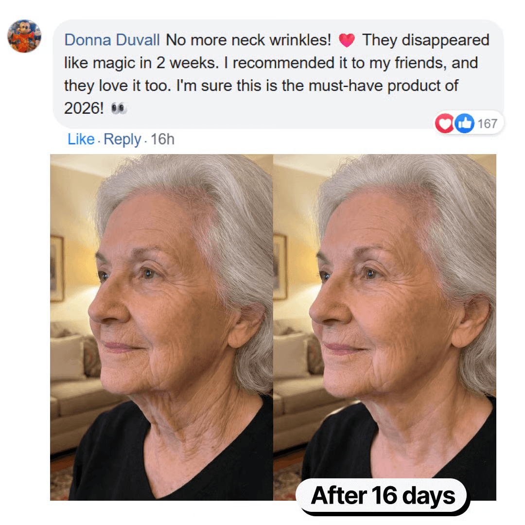 Luxevéria Neck Wrinkle Fading Patch with marine collagen and hyaluronic acid