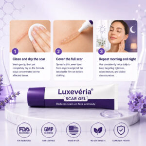 Luxevéria® Scar Gel with manuka honey and GHK-Cu