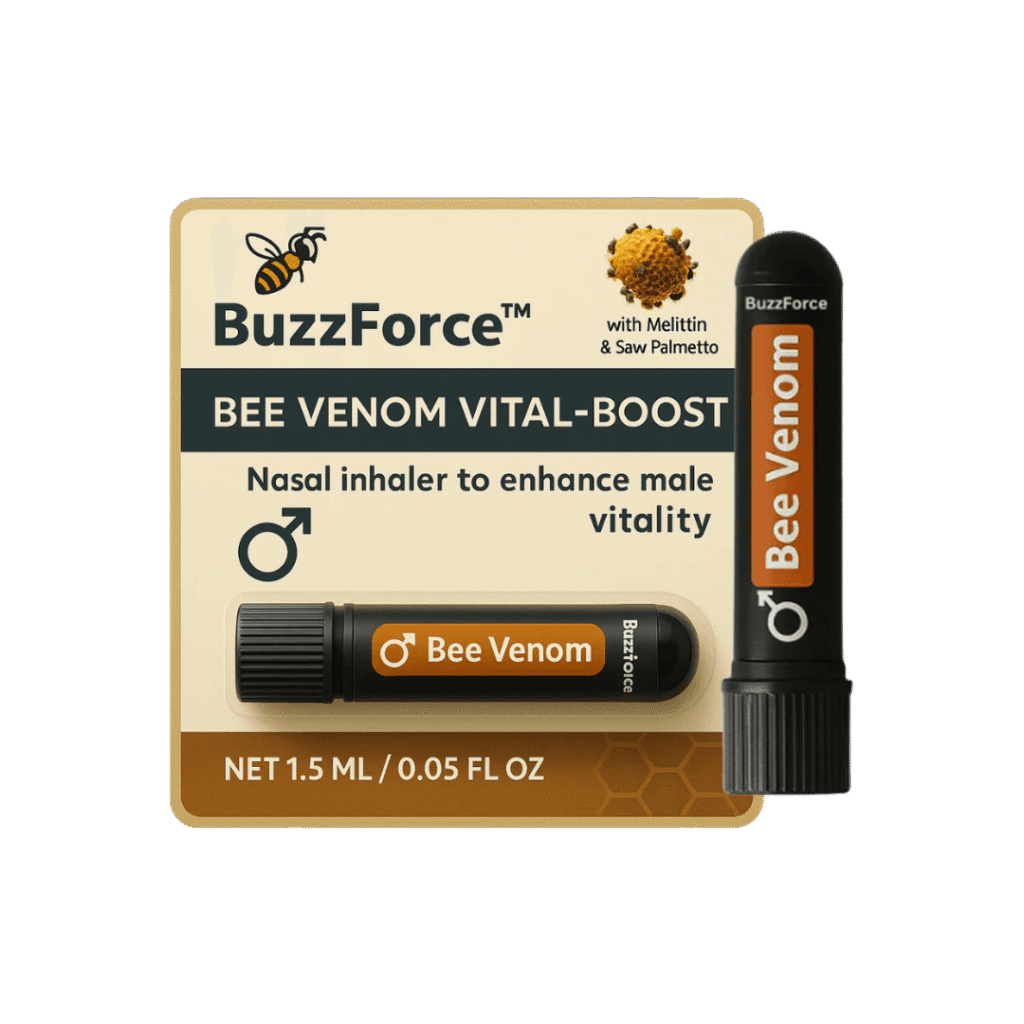 BuzzForce™ Bee Venom Vital-Boost Nasal Inhaler for everyday aromatic refresh