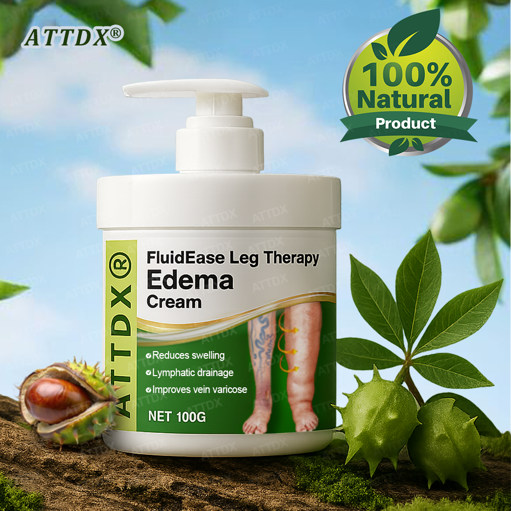ATTDX® FluidEase Leg Therapy Edema Cream for leg massage and daily body care