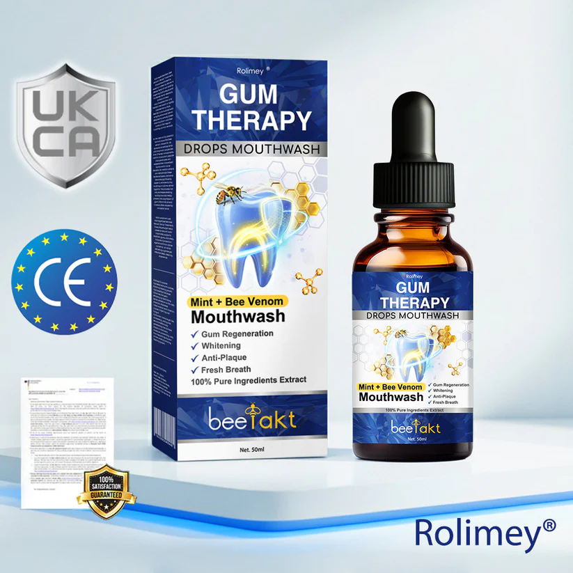 Rolimey® BeeTakt Bee Venom Dental Treatment Drops Mouthwash for daily oral care