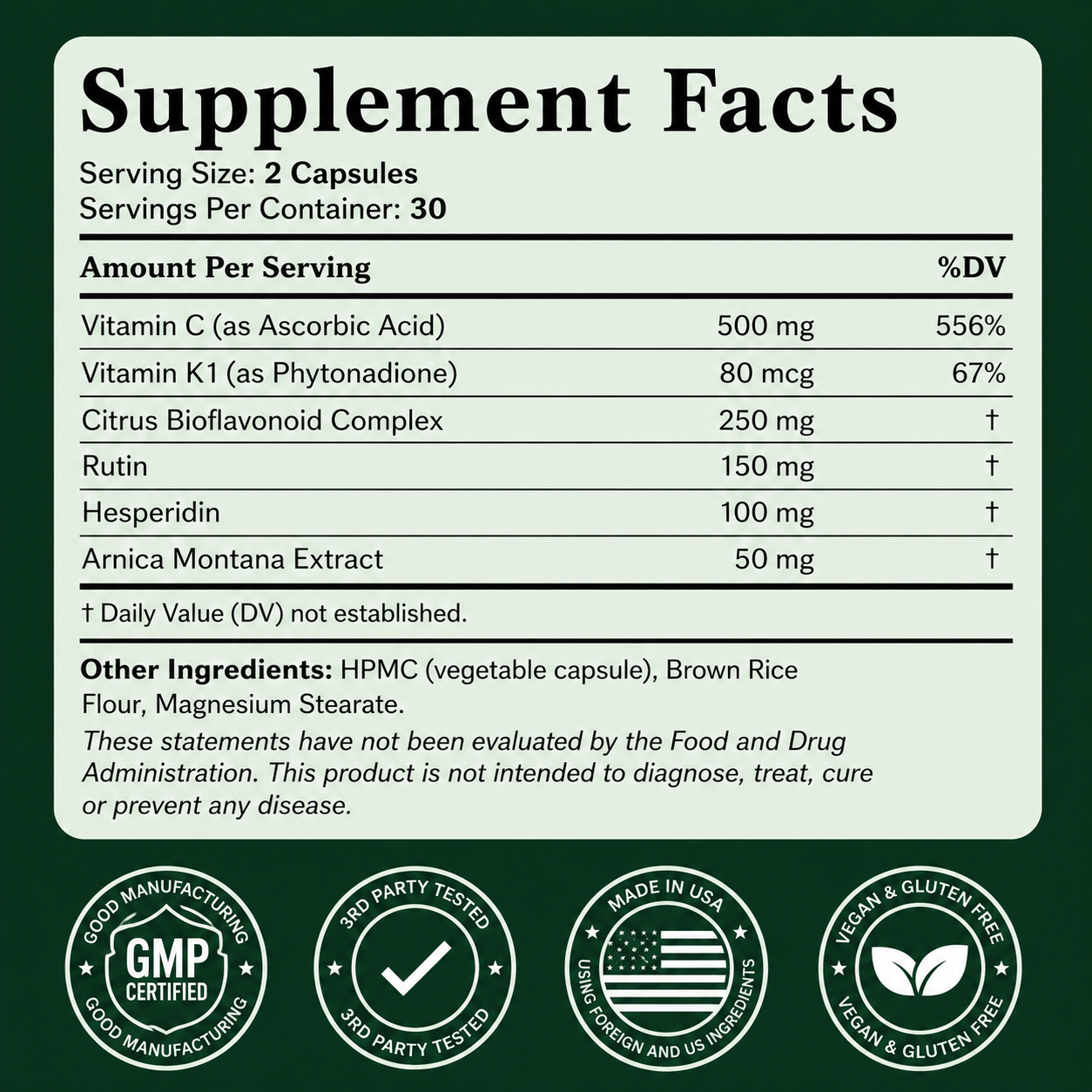 DORIELA bioflavonoid complex capsules