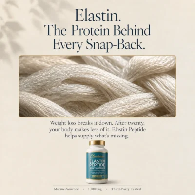 Elastura two-capsule daily marine elastin supplement