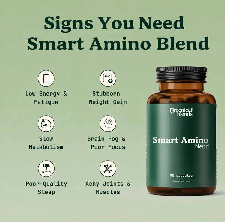 Greenleaf Blends Smart Amino Blend with 90 capsules