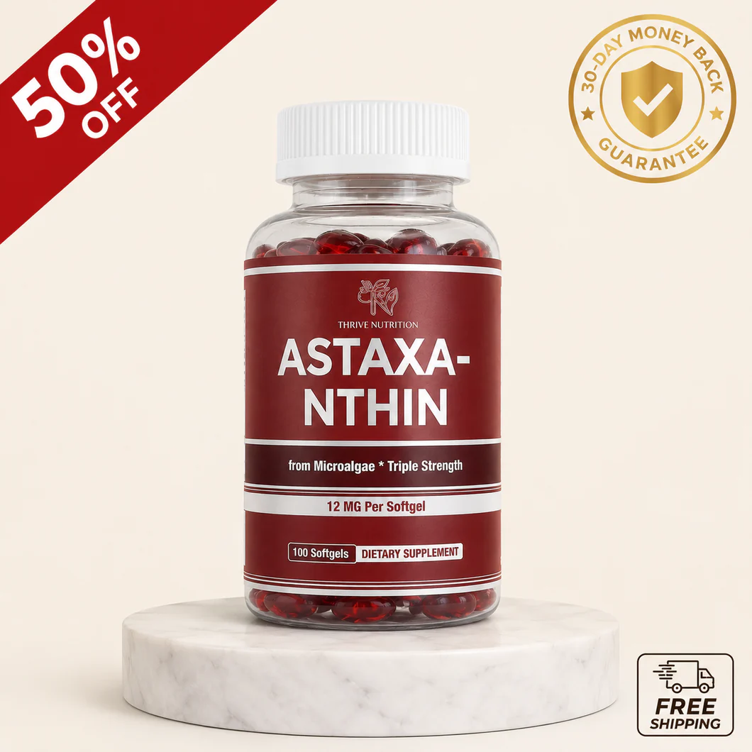 Thrive Nutrition Astaxanthin 12 mg for daily supplement use