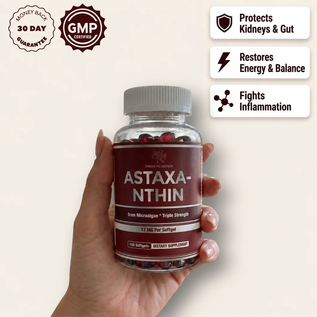 Thrive Nutrition Astaxanthin 12 mg with MCT oil