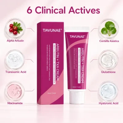 Tavunae® Arbutin + TXA Cream for uneven skin tone