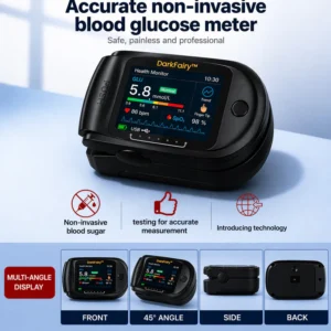 DarkFairy™ Non-invasive Blood Glucose Meter with optical fingertip sensor
