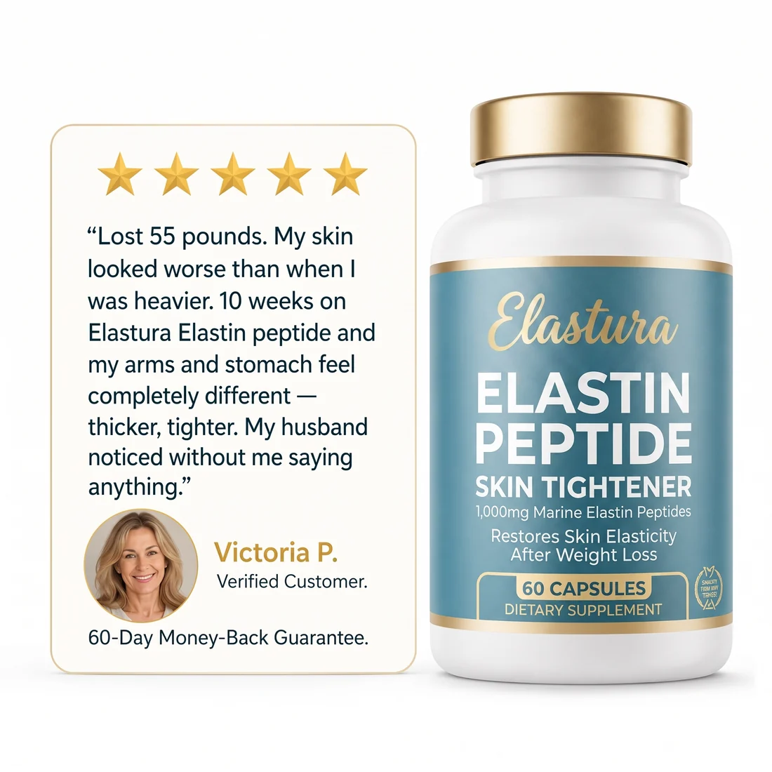 Elastura marine elastin peptide supplement