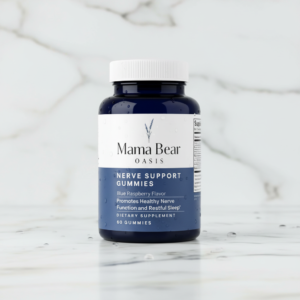 Mama Bear Oasis Nerve Support Gummies with magnesium and B vitamins