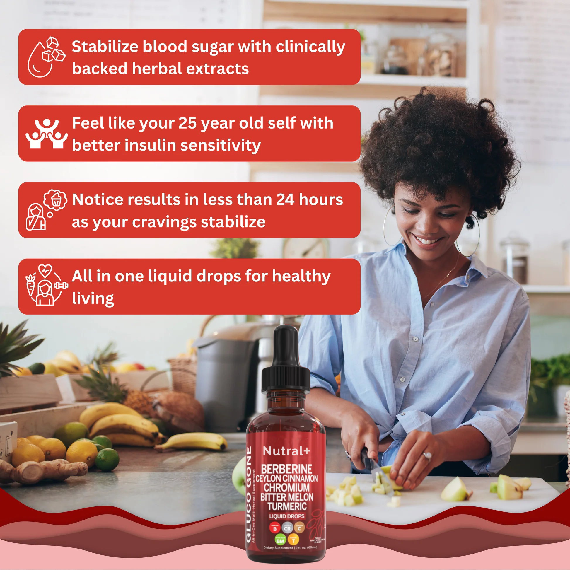 Nutral+ Gluco Gone Liquid Drops