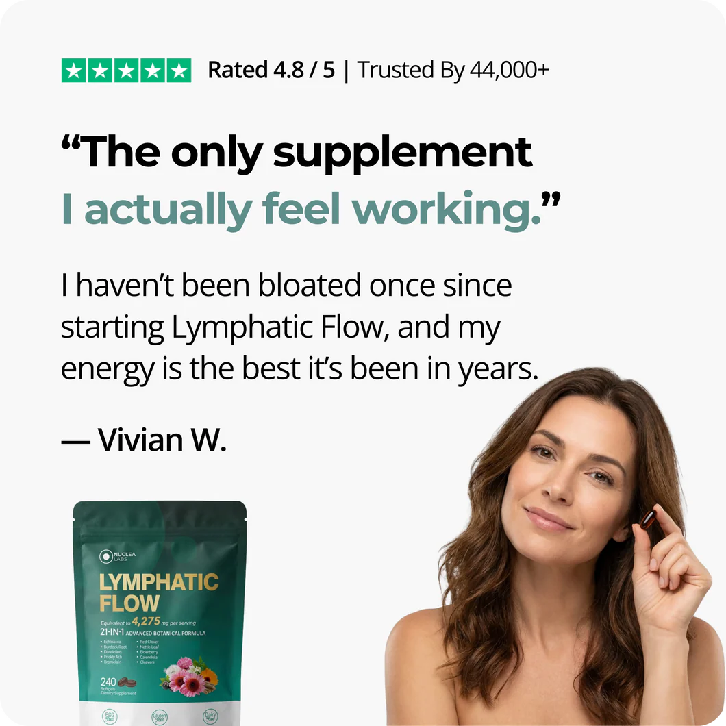 NUCLEA LABS Lymphatic Flow Softgels