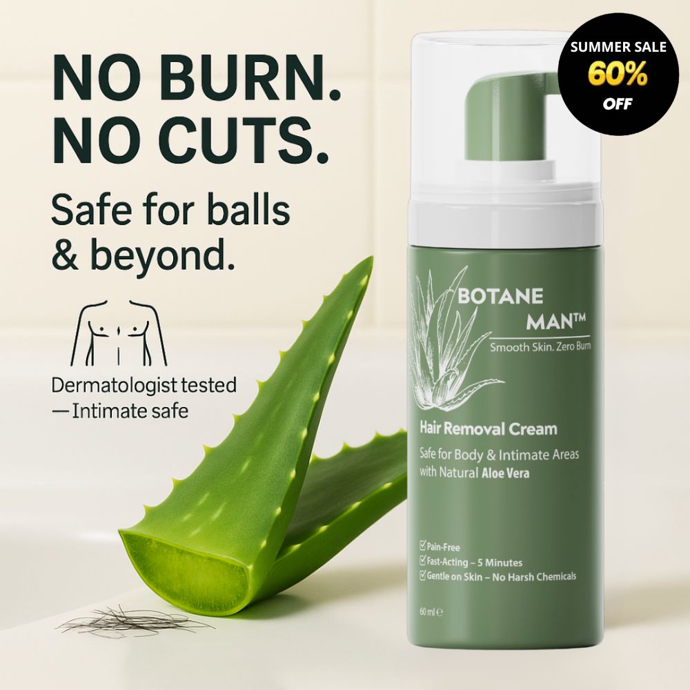 Botane Man™ depilatory cream for men