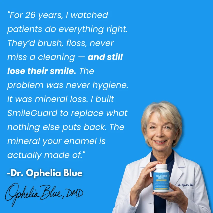 SmileGuard™ Oral Defense Chews with hydroxyapatite, xylitol, and probiotics