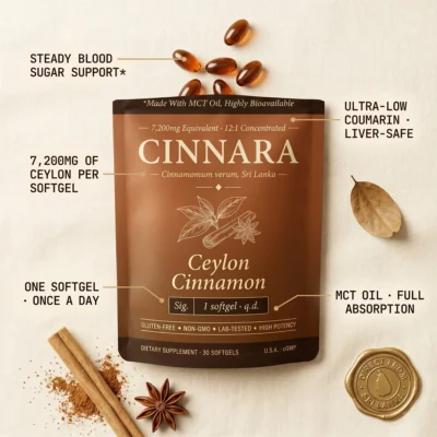 CINNARA true Ceylon cinnamon supplement