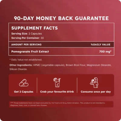 ALEVIA Organic Pomegranate Extract Capsules