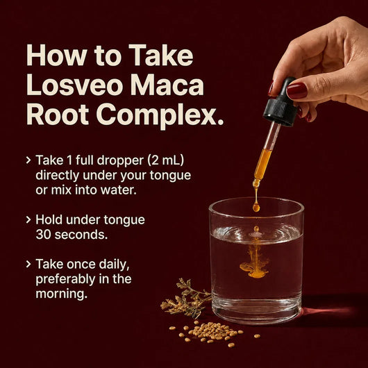 Losveo maca and ashwagandha drops